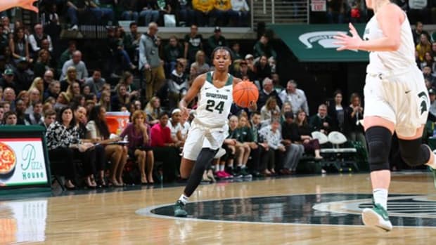 MICHIGAN STATE WOMEN'S BASKETBALL (PHOTO:  MSU SID)